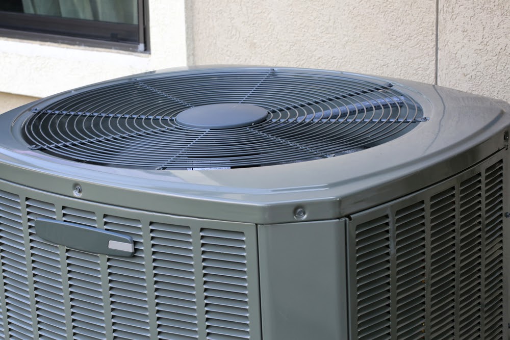 An outdoor AC unit.